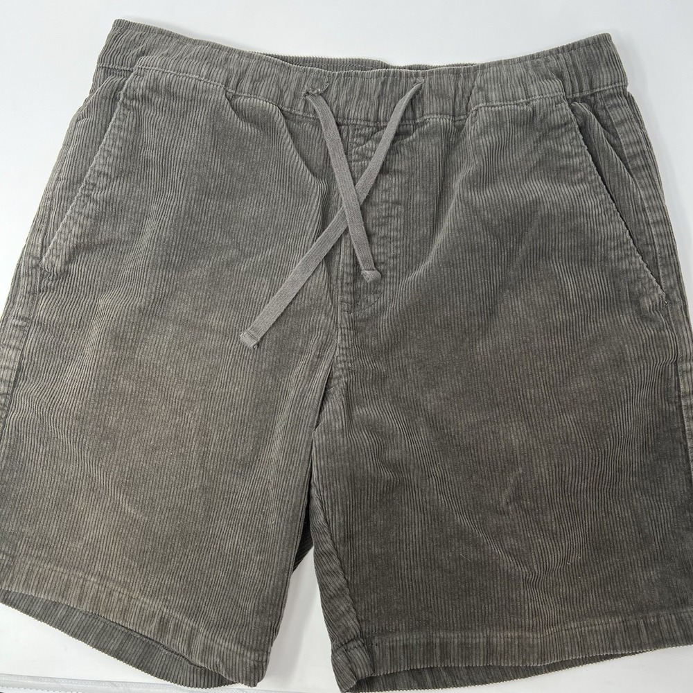 Katin Kord Patio Short Mens Small Brown Wash Corduroy‎ Shorts Surf Casual Cotton